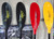 L-R: 2 x carbon Mako Enduro paddles, 2 x fibreglass Mako Enduro paddles