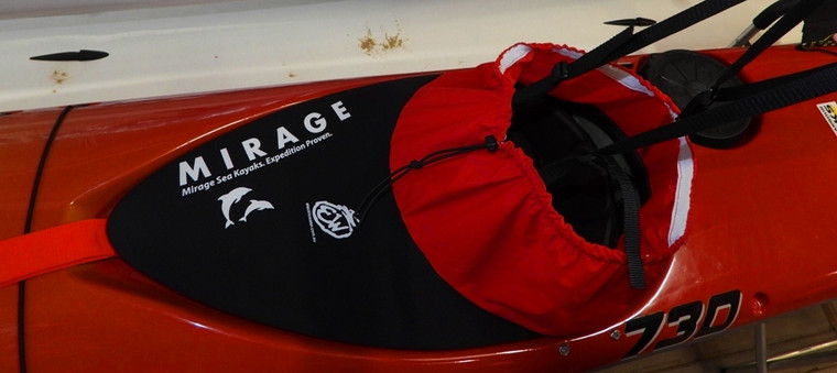 Neoprene and Nylon Combi-Deck - Spray Skirt by Mirage & Electric Water 