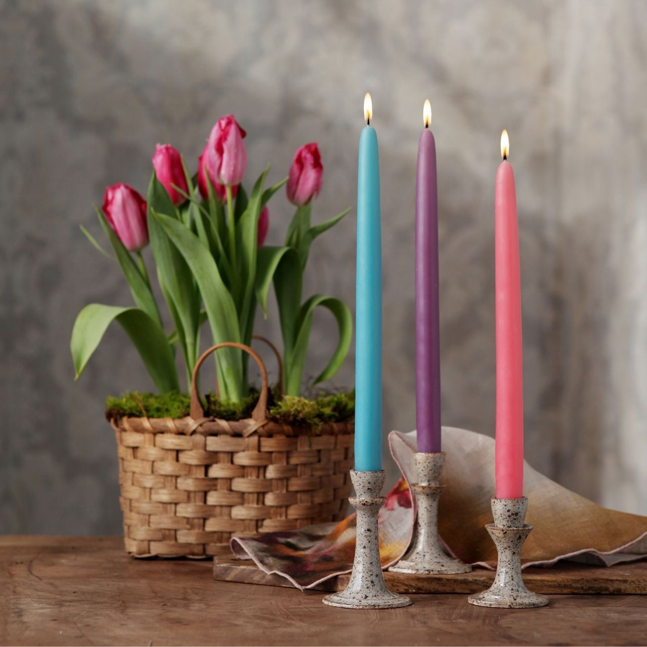 Big Dipper Wax Works Beeswax Taper Candles - Thumbnail 2