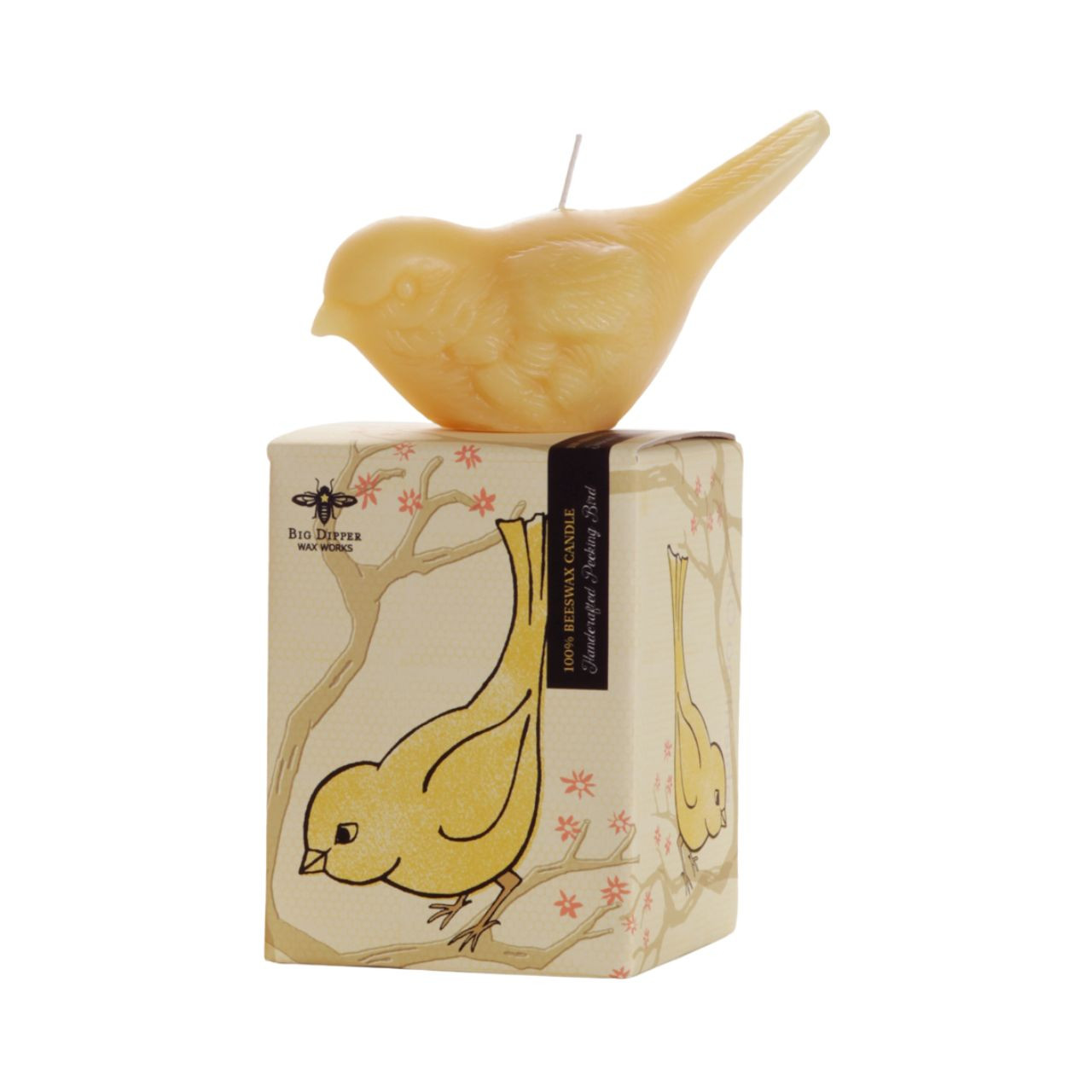 Sculpted Bird Beeswax Candle - Thumbnail 5
