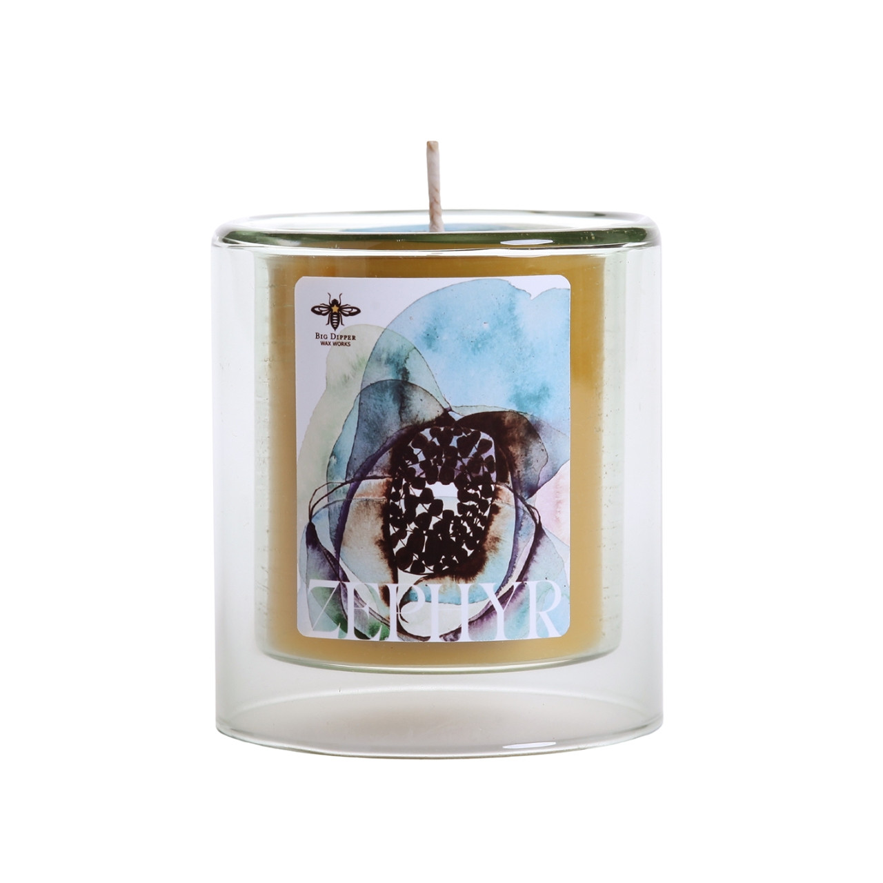 琥珀② Spring Blossom Pure Beeswax Candle | Zephyr