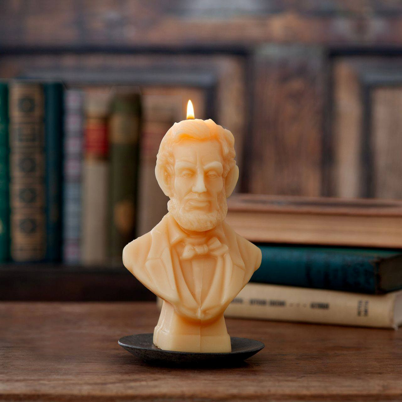 Big Dipper Wax Works Abraham Lincoln Candle - Thumbnail 3