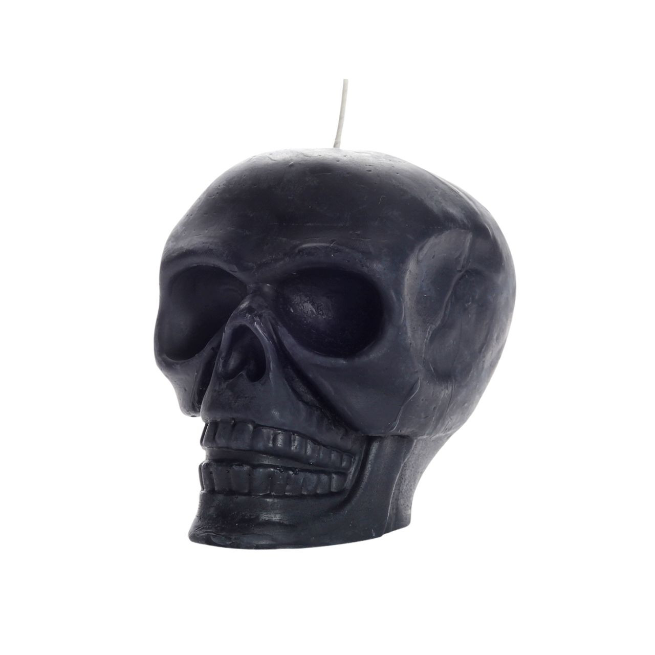 Beeswax Black Skull Candle | Big Dipper Wax Works