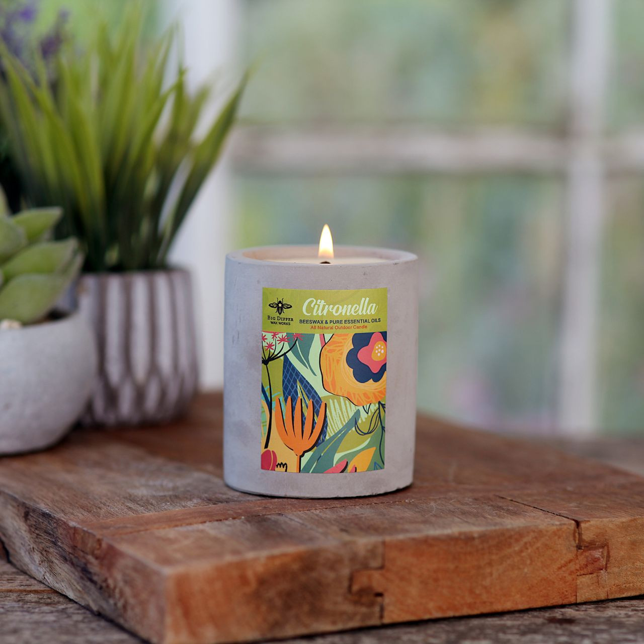 Citronella Concrete Cup | Big Dipper Wax Works