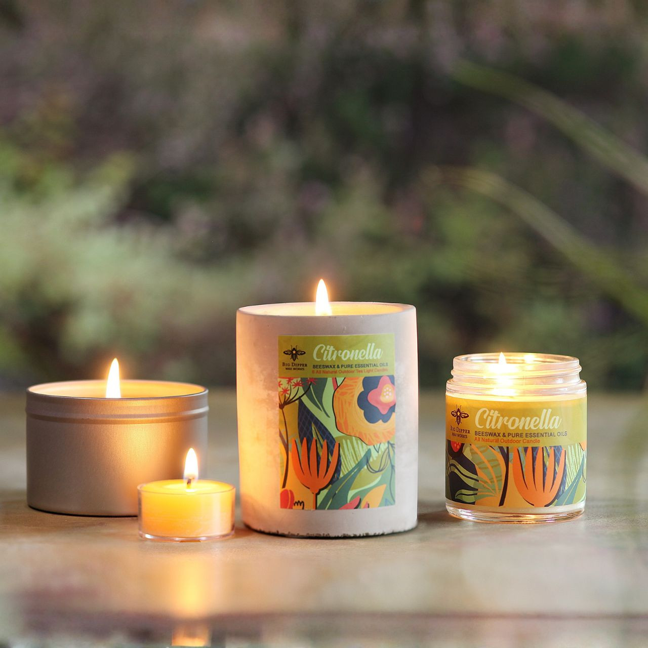 Citronella Concrete Cup | Big Dipper Wax Works
