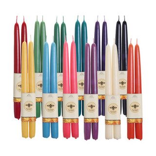 100% Pure Beeswax GRAND Tapers - Big Dipper Wax Works - SKU: 1PBGT