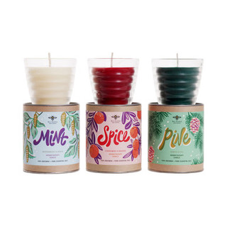 Holiday Aromatherapy Beehive Glasses - Big Dipper Wax Works - SKU: HABG