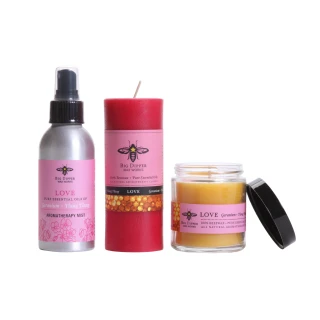 Valentine's Day Starter Gift Set – Valentine's starter set with mist, pillar and tin