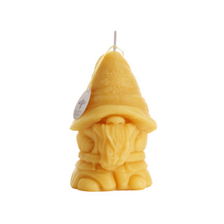 Beeswax Large Gnome Candle -Big Dipper Wax Works - SKU:  GNOMEL-R