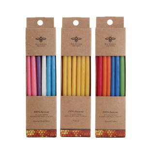 Beeswax Tall Birthday Candles (TBCCS)
