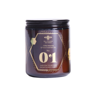 Alchemy Candle, #01 Orange & Clove (Amber) - Big Dipper Wax Works - AGOC