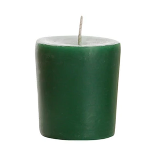 Holiday Aromatherapy Votive Candle, Single, Pine (Green, Spruce & Fir) - Seconds - Big Dipper Wax Works - XAVPIN
