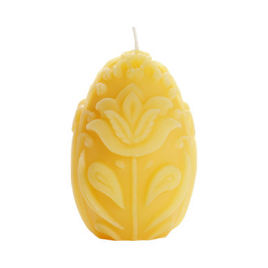 Beeswax Egg Pillar - Big Dipper Wax Works - SKU: PE