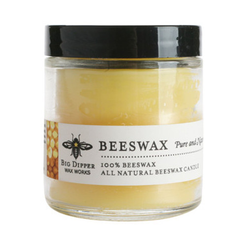 Pure Beeswax Apothecary Glass - Big Dipper Wax Works - SKU: BG8