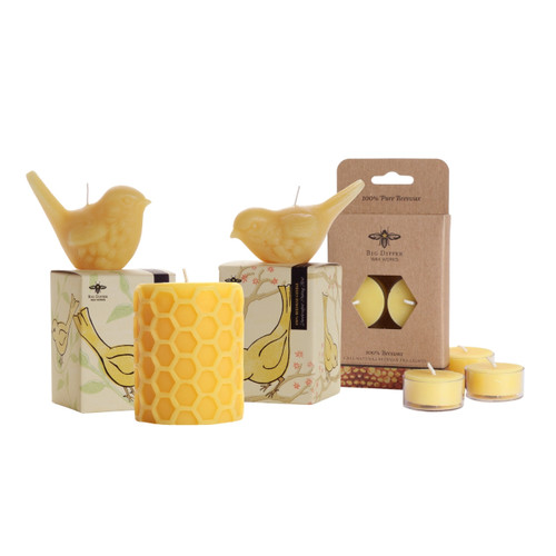 Pollinator's Beeswax Bundle Easter Candle Collection