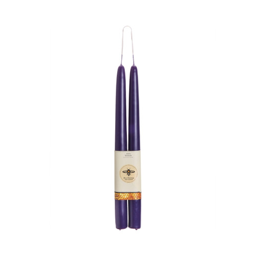 Beeswax Taper, Standard, Eggplant (Seconds), photo 2