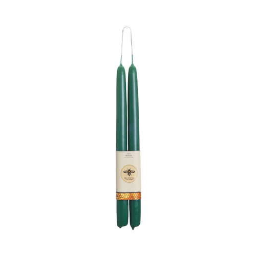Pure Beeswax Taper Candles, Standard (12" x 7/8"), Forest - Seconds - Big Dipper Wax Works - XC101F Pure Beeswax Taper Candles, Standard (12" x 7/8"), Forest - Seconds - Big Dipper Wax Works - XC101F