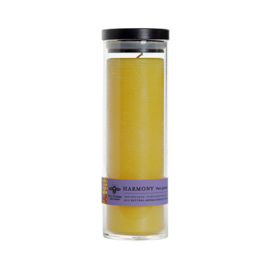 Beeswax Aromatherapy Sanctuary Glass Candle, Harmony (Pure Lavender) - Seconds - Big Dipper Wax Works - XAG2HAR