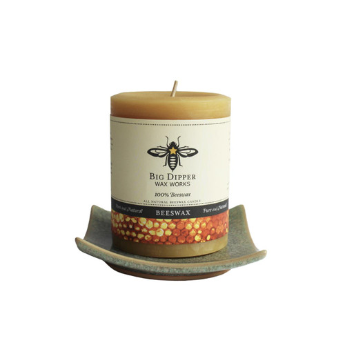 Speckled Sage Pillar Plate - Square