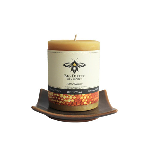 Coffee Pillar Plate - Square