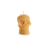 Beeswax Sugar Skull Candle - SECONDS