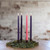 Pure Beeswax Taper Candles, Standard (12" x 7/8"), Advent Set - Seconds