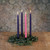 Pure Beeswax Taper Candles, Standard (12" x 7/8"), Advent Set - Seconds