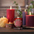 Valentine's Day Pillar Candles – lit Valentine's pillars and jar candle