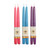 Vivid Pastels Taper Candle Bundle - Cherry Blossom, Lilac, Sky Blue