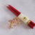 Pure Beeswax Taper Candles, Grand (15" x 1"), Red - Seconds - Big Dipper Wax Works - XC201R