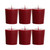 Holiday Aromatherapy Votive Candle, 6 Pack, Spice (Red, Cinnamon, Orange & Clove Bud) - Big Dipper Wax Works - AV(6)SPI