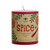 Holiday Aromatherapy Pillar Candle, Medium (3" x 3.5"), Spice (Cinnamon, Orange & Clove Bud) - Seconds - Big Dipper Wax Works - XAP34SPI