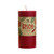 Holiday Aromatherapy Pillar Candle, Large (3" x 6"), Spice (Cinnamon, Orange & Clove Bud) - Seconds - Big Dipper Wax Works - XAP36SPI