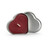 Beeswax Aromatherapy Heart Candle Tin – red heart-shaped candle tin, lid off