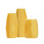 Pure Beeswax Faceted Pillar Candle, Large (3" x 6.25") - Seconds