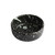 Modern black ceramic candle holder centerpiece without candle