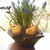 Pure Beeswax Song Bird Candle, Duo – beeswax songbird candles in a bowl with spring bulbs