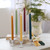 Pure Beeswax Taper Candles, Standard (12" x 7/8"), Marigold