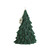 Sculpted Beeswax Tree Candle, Tall (5.75" x 4"), Forest