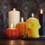 Beeswax Pumpkin Candle, Small 3" x 2" (Dark Orange) - SECONDS - Big Dipper Wax Works - XPUMPS
