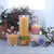 Pure Beeswax Beehive Glass Candles