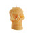 Pure Beeswax Halloween Candle, Sugar Skull