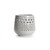 Lanai Hurricane Votive Candle Holder – white pierced ceramic votive hurricane