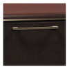 Enterprise Collection 60w Double Pedestal Desk, 60w X 28.63d X 29.75h, Mocha Cherry (box 2 Of 2)