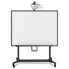 Interactive Board Mobile Stand With Projector Arm, 76w X 26d X 80h, Black
