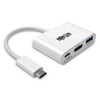 Usb 3.1 Gen 1 Usb-c To Dvi Adapter, Usb-a/usb-c Pd Charging/gigabit Ethernet