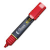 Pro Permanent Marker, Broad Chisel Tip, Red, Dozen