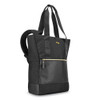 Parker Hybrid Tote/backpack, Holds Laptops 15.6", 3.75 X 16.5 X 16.5, Black/gold
