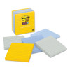 Pads In New York Colors Notes, 4 X 4, 90-sheet, 6/pack