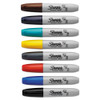 Chisel Tip Permanent Marker, Medium, Assorted Fashion, 8/pack